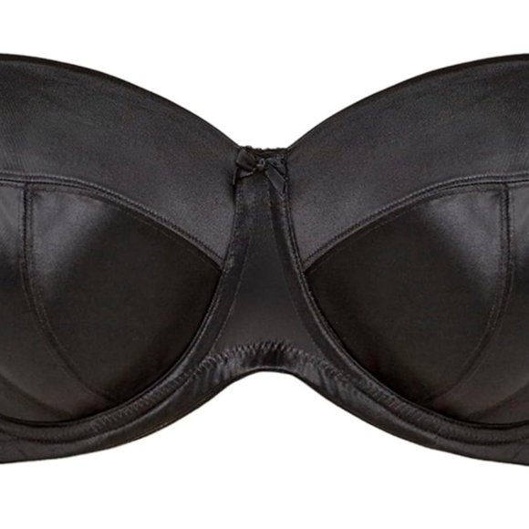 Black Strapless BRA--Sculptresse by Panache-9670 Size: 40J - Picture 3 of 7
